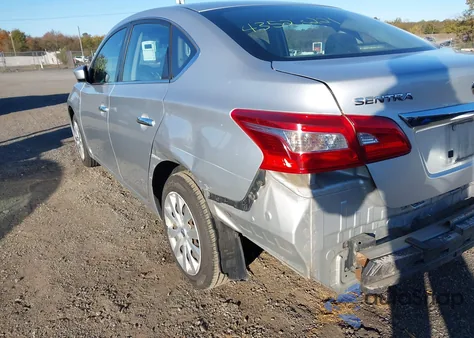 2016 Nissan Sentra Fe+ S/S/Sl/Sr/Sv z USA, uszkodzony, nr VIN 3N1AB7APXGY240887
